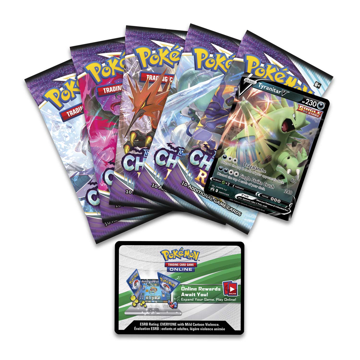 Sword & Shield: Battle Styles - V Strikers Tin (Tyranitar V) | Total Play