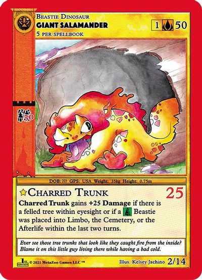 Giant Salamander [Cryptid Nation: First Edition Gaasyendietha Deck] | Total Play