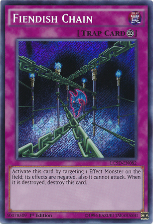 Fiendish Chain [LC5D-EN082] Secret Rare | Total Play