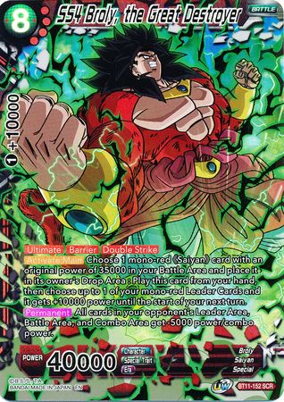 SS4 Broly, the Great Destroyer (BT11-152) [Vermilion Bloodline] | Total Play