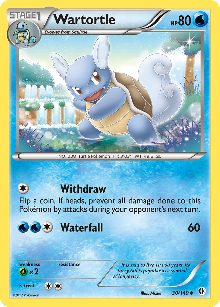 Wartortle (30/149) [Black & White: Boundaries Crossed] | Total Play