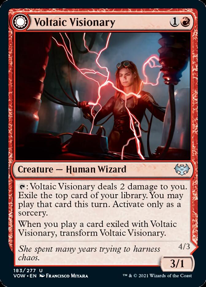 Voltaic Visionary // Volt-Charged Berserker [Innistrad: Crimson Vow] | Total Play