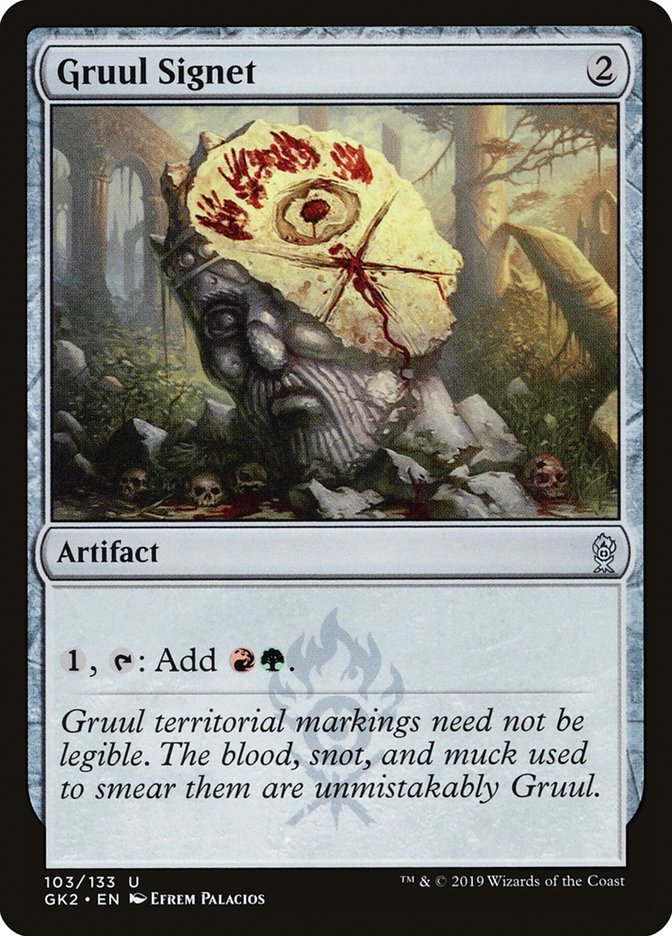 Gruul Signet [Ravnica Allegiance Guild Kit] | Total Play