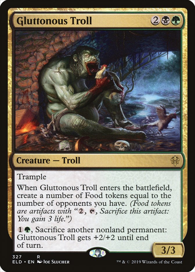 Gluttonous Troll [Throne of Eldraine] | Total Play