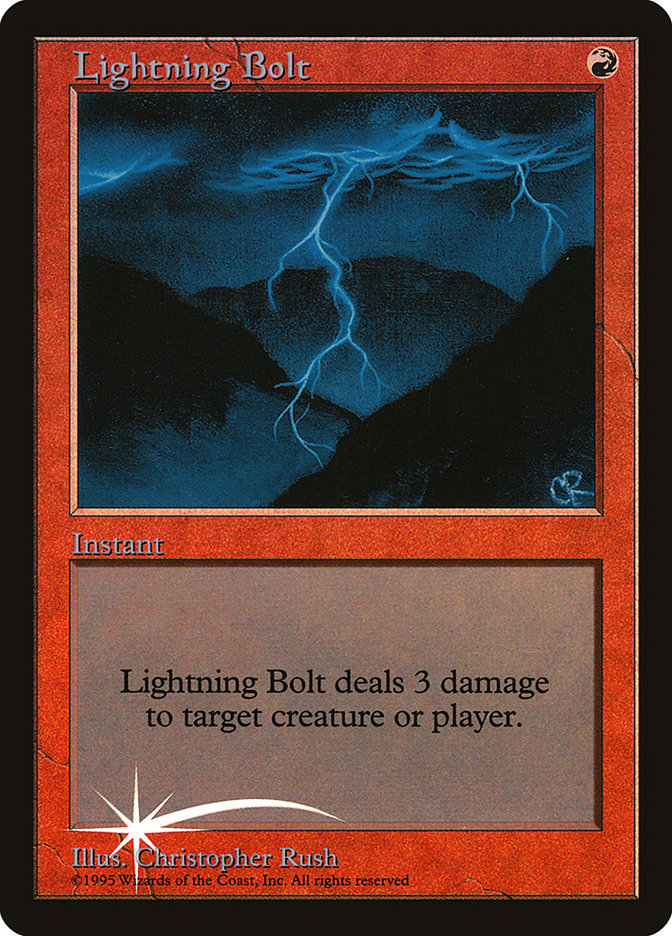 Lightning Bolt [Judge Gift Cards 1998] | Total Play