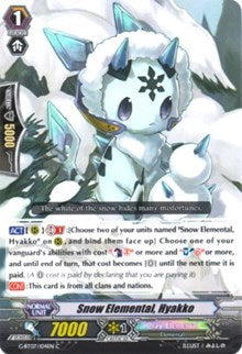 Snow Elemental, Hyakko (G-BT07/104EN) [Glorious Bravery of Radiant Sword] | Total Play