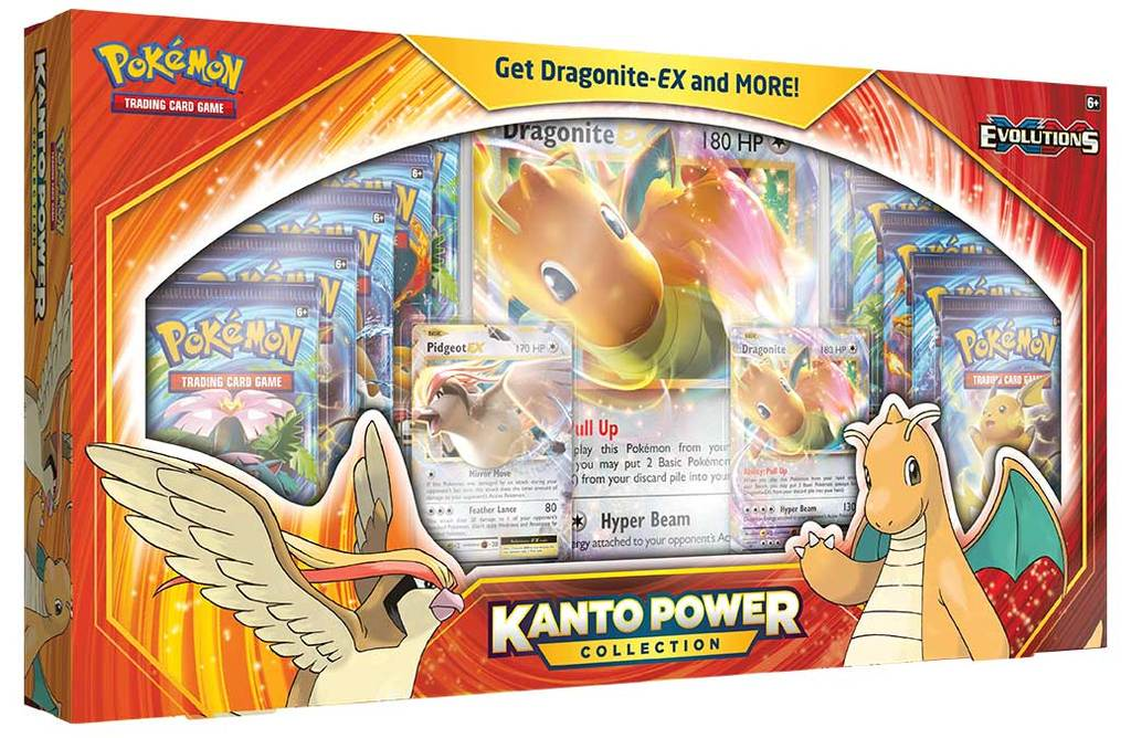 XY: Evolutions - Kanto Power Collection (Dragonite EX and Pidgeot EX) | Total Play