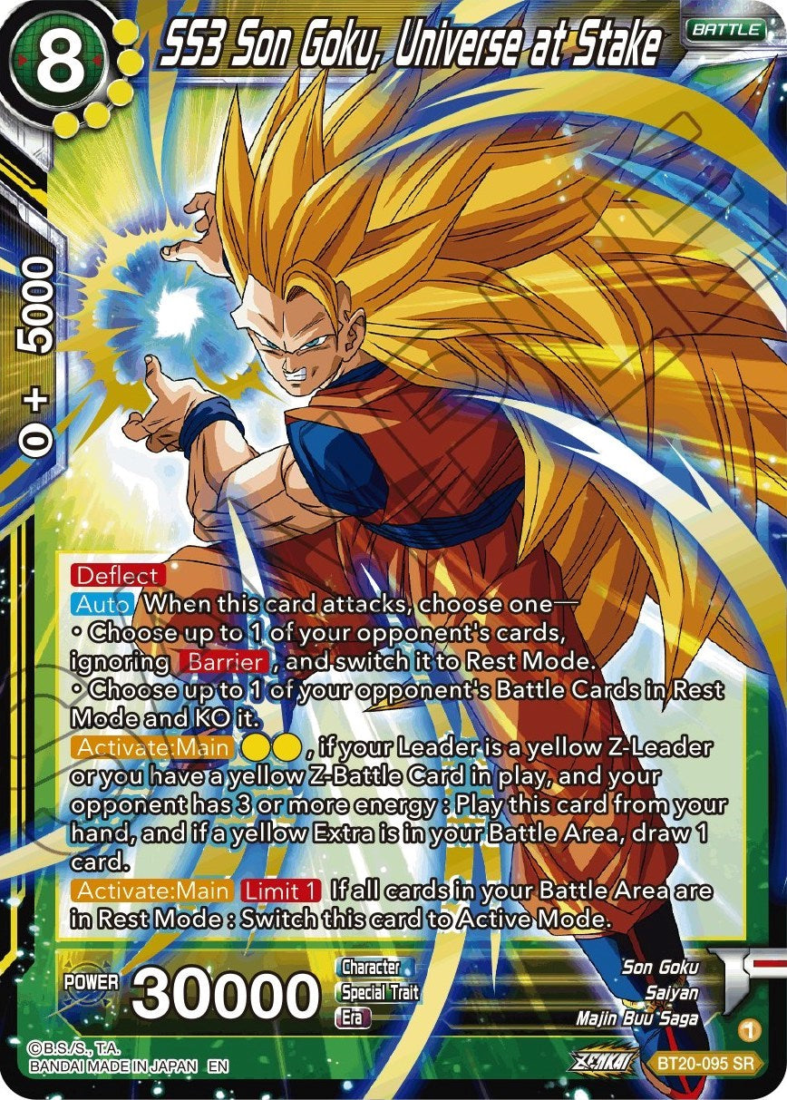 SS3 Son Goku, Universe at Stake (BT20-095) [Power Absorbed] | Total Play