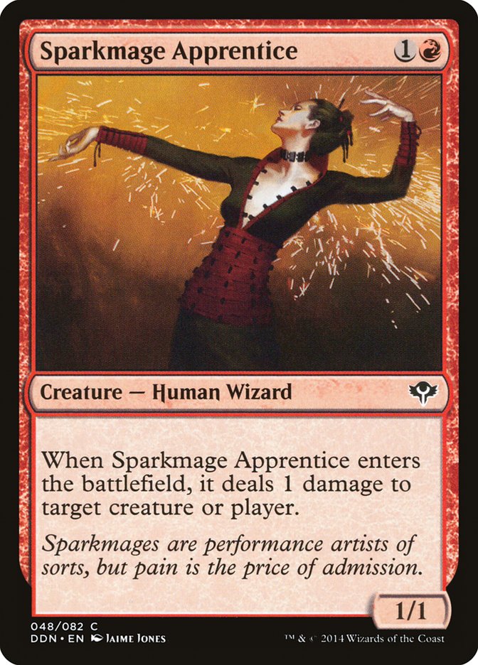 Sparkmage Apprentice [Duel Decks: Speed vs. Cunning] | Total Play