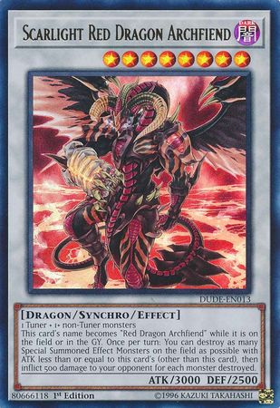 Scarlight Red Dragon Archfiend [DUDE-EN013] Ultra Rare | Total Play