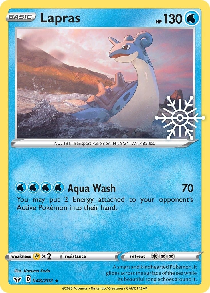 Lapras (048/202) (Holiday Calendar) [Sword & Shield: Base Set] | Total Play