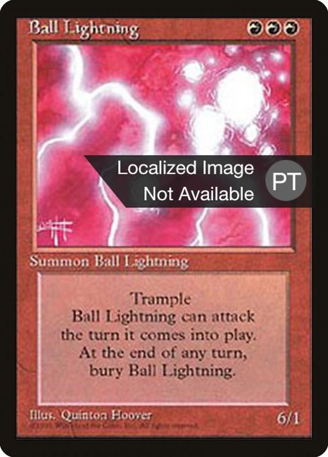 Ball Lightning [Fourth Edition (Foreign Black Border)] | Total Play