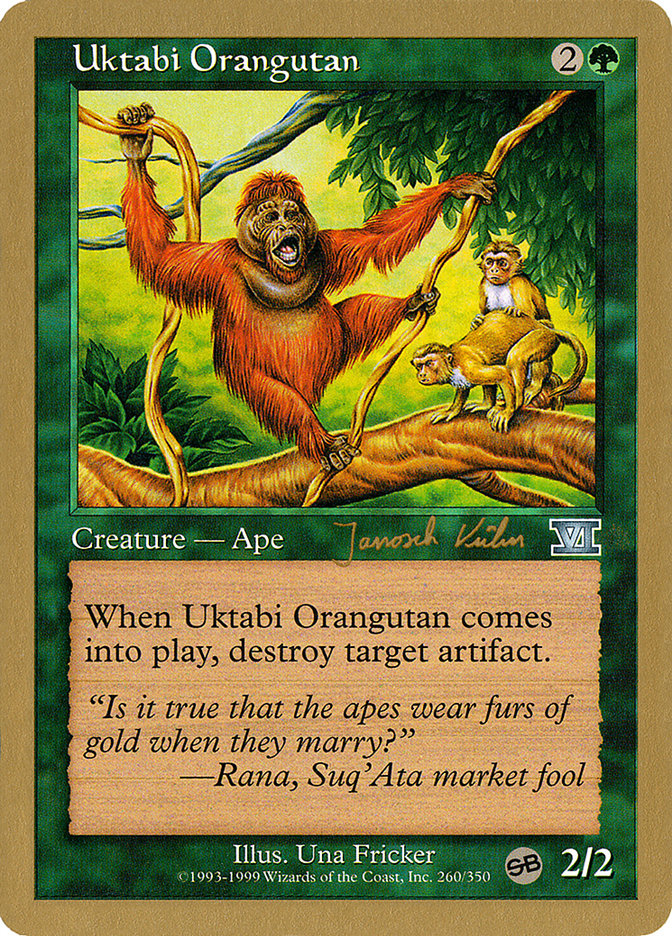 Uktabi Orangutan (Janosch Kuhn) (SB) [World Championship Decks 2000] | Total Play