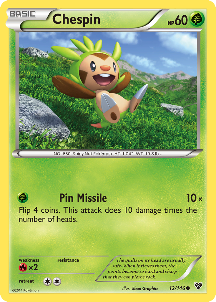 Chespin (12/146) [XY: Base Set] | Total Play