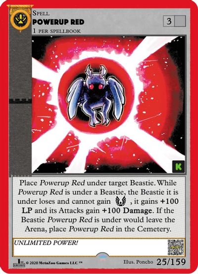 Powerup Red [Cryptid Nation: Kickstarter Edition] | Total Play