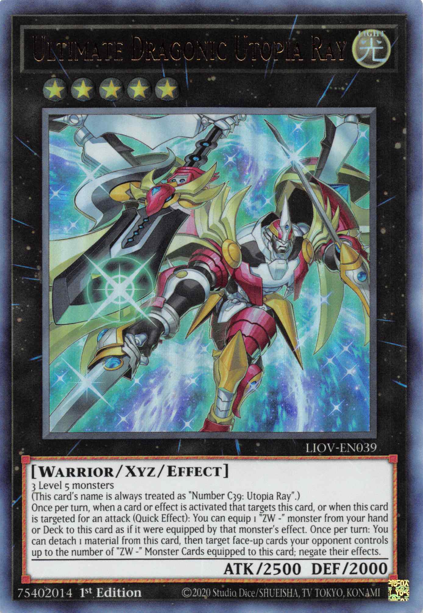 Ultimate Dragonic Utopia Ray [LIOV-EN039] Ultra Rare | Total Play