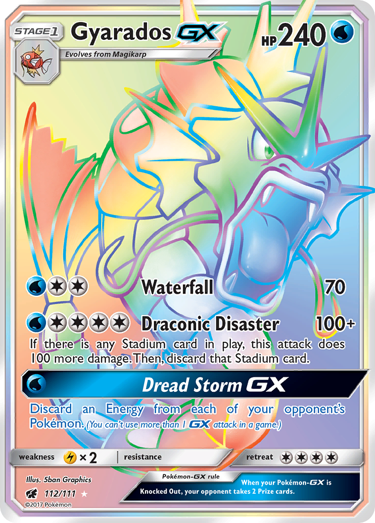 Gyarados GX (112/111) [Sun & Moon: Crimson Invasion] | Total Play