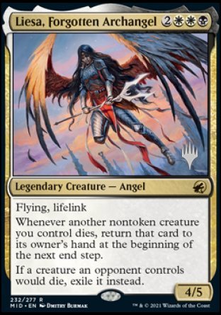 Liesa, Forgotten Archangel (Promo Pack) [Innistrad: Midnight Hunt Promos] | Total Play