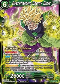 Overwhelming Energy Broly (Alt Art) (P-136) [Assault of the Saiyans Prerelease Promos] | Total Play