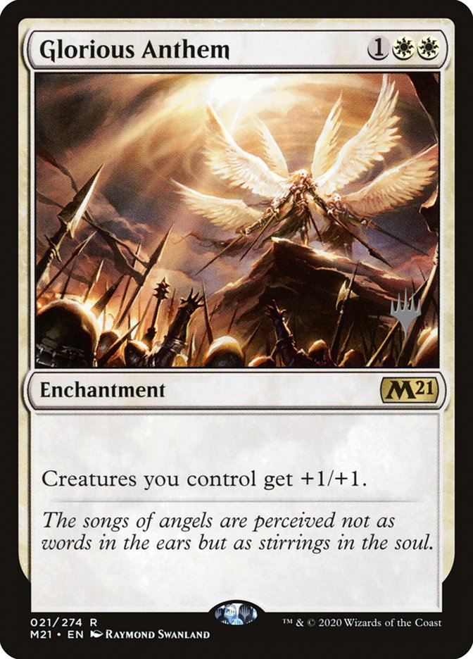 Glorious Anthem (Promo Pack) [Core Set 2021 Promos] | Total Play