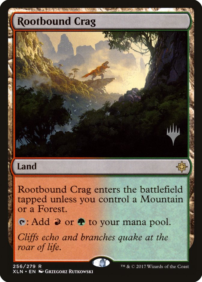Rootbound Crag (Promo Pack) [Ixalan Promos] | Total Play