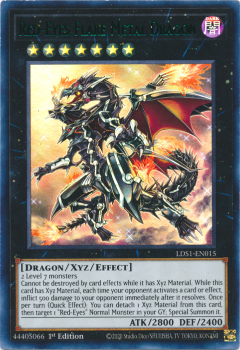 Red-Eyes Flare Metal Dragon (Green) [LDS1-EN015] Ultra Rare | Total Play