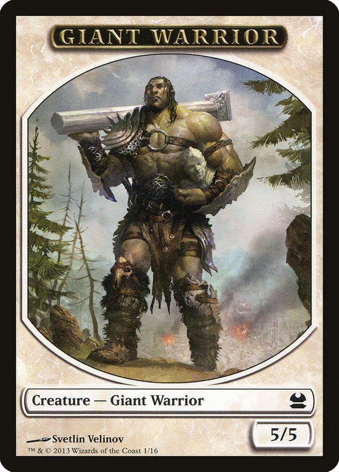 Giant Warrior Token [Modern Masters Tokens] | Total Play