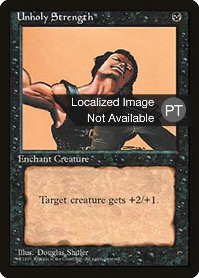 Unholy Strength [Fourth Edition (Foreign Black Border)] | Total Play