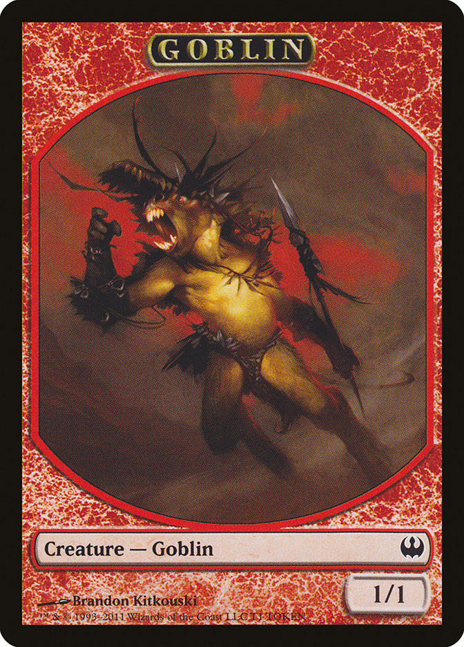 Goblin Token [Duel Decks: Knights vs. Dragons Tokens] | Total Play