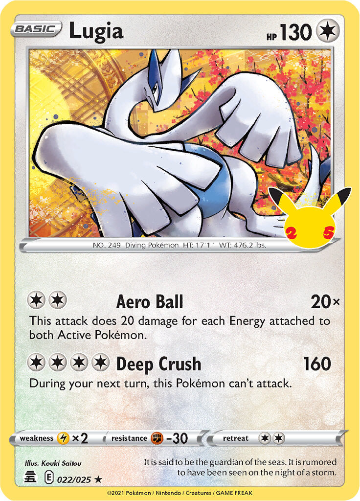 Lugia (022/025) [Celebrations: 25th Anniversary] | Total Play