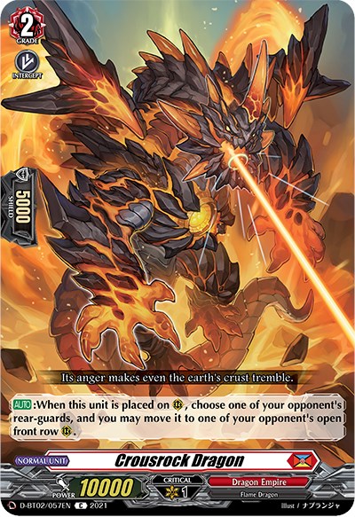 Crousrock Dragon (D-BT02/057EN) [A Brush with the Legends] | Total Play
