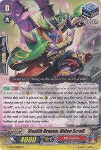 Stealth Dragon, Hiden Scroll (G-BT03/081EN) [Sovereign Star Dragon] | Total Play