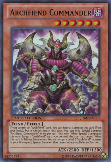 Archfiend Commander [JUMP-EN067] Ultra Rare | Total Play