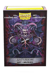 Dragon Shield: Standard 100ct Brushed Art Sleeves - Saturion | Total Play