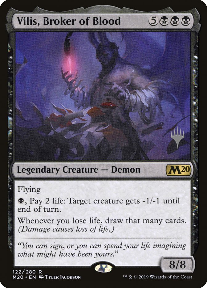 Vilis, Broker of Blood (Promo Pack) [Core Set 2020 Promos] | Total Play