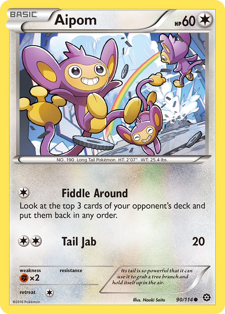 Aipom (90/114) [XY: Steam Siege] | Total Play