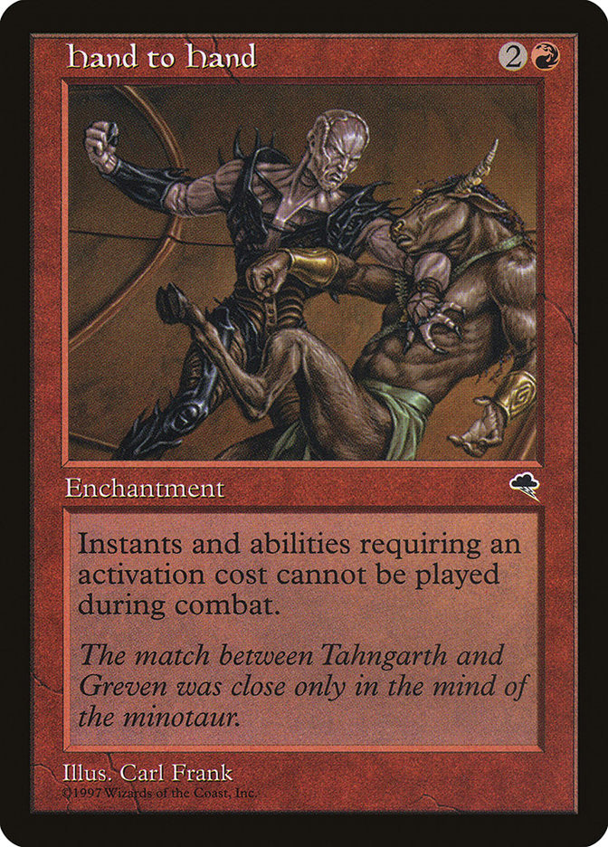 Hand to Hand [Tempest] | Total Play