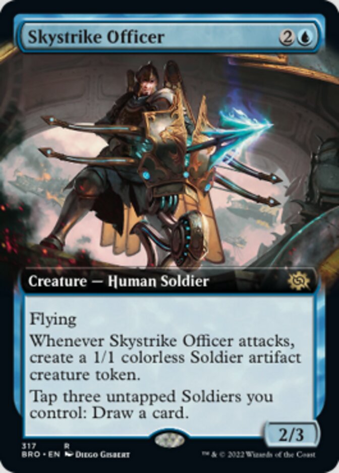 Skystrike Officer (Extended Art) [The Brothers' War] | Total Play