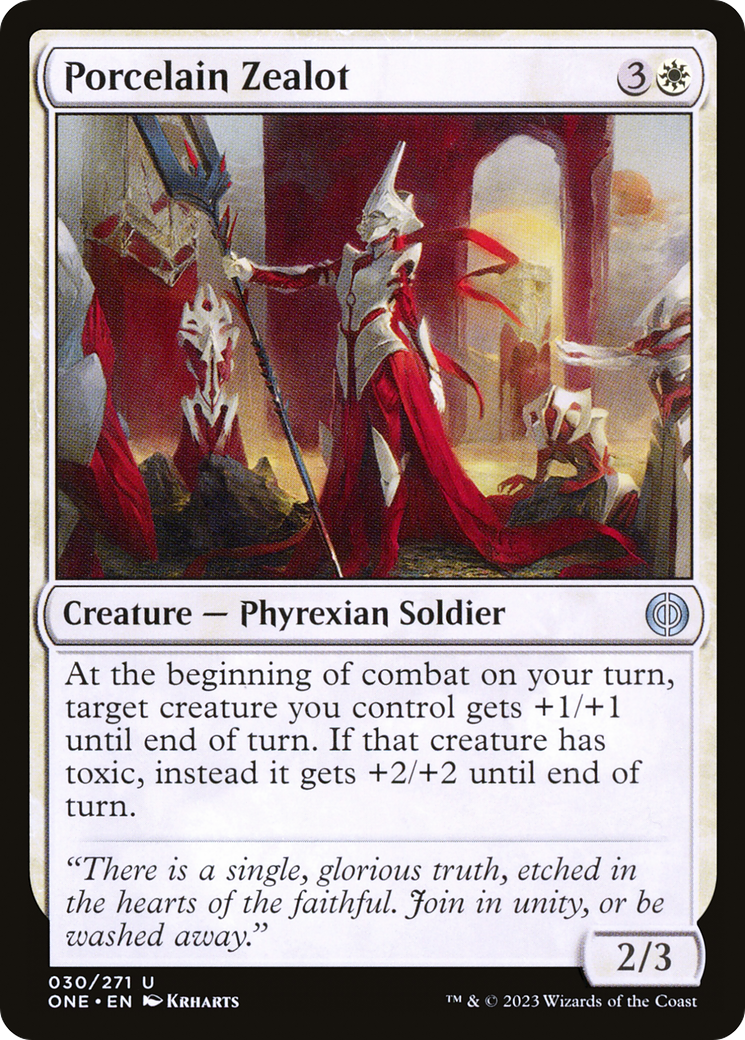 Porcelain Zealot [Phyrexia: All Will Be One] | Total Play