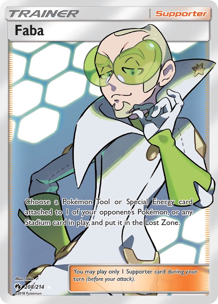 Faba (208/214) [Sun & Moon: Lost Thunder] | Total Play