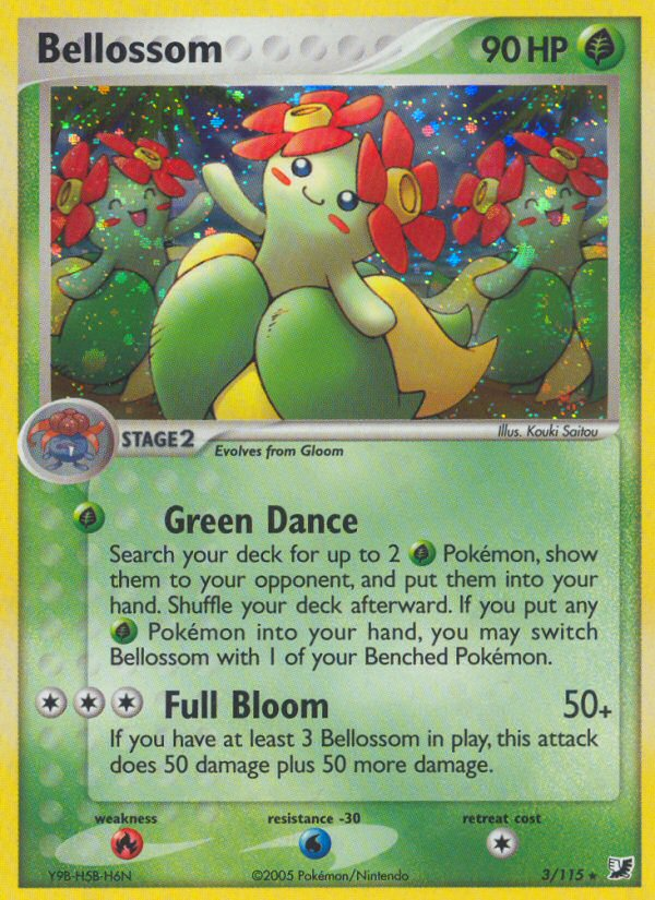 Bellossom (3/115) [EX: Unseen Forces] | Total Play
