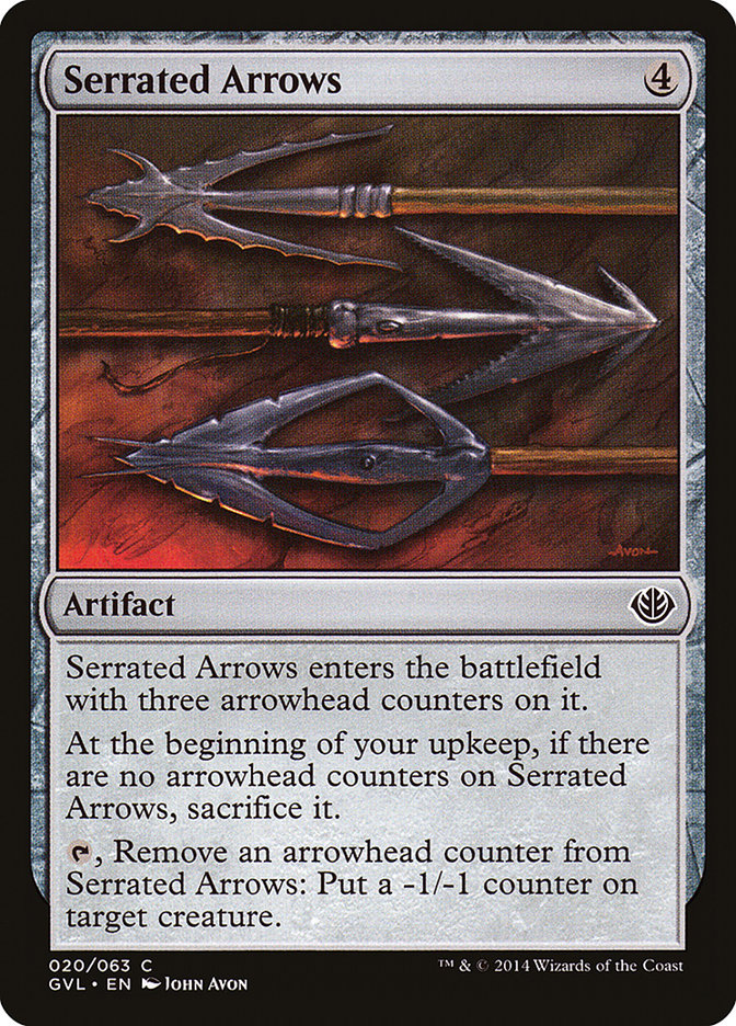 Serrated Arrows (Garruk vs. Liliana) [Duel Decks Anthology] | Total Play