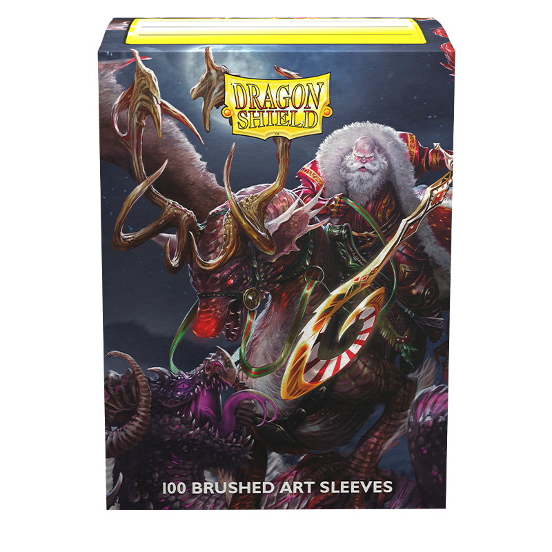 Dragon Shield: Standard 100ct Brushed Art Sleeves - Christmas (2022) | Total Play