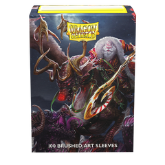 Dragon Shield: Standard 100ct Brushed Art Sleeves - Christmas (2022) | Total Play