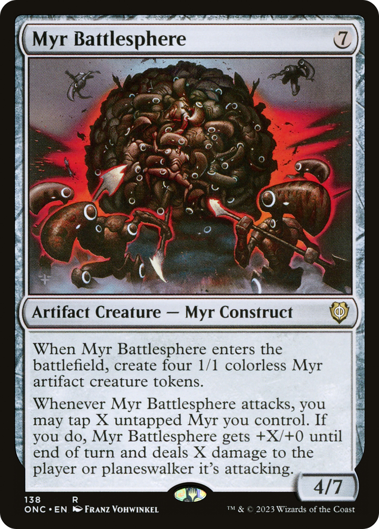 Myr Battlesphere [Phyrexia: All Will Be One Commander] | Total Play