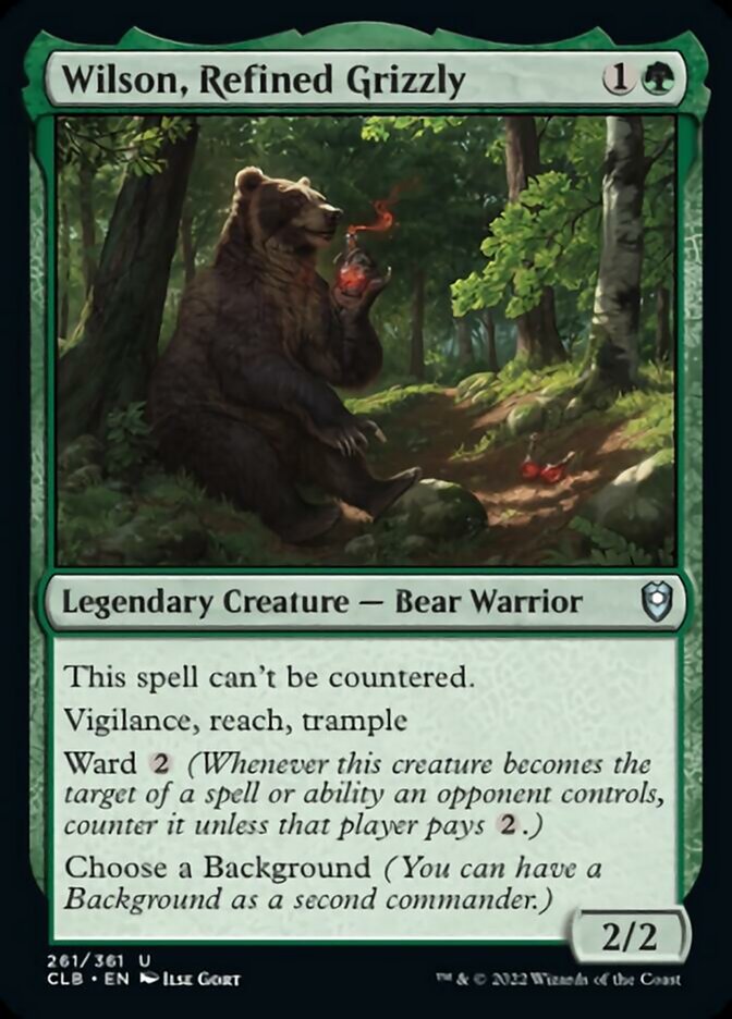 Wilson, Refined Grizzly [Commander Legends: Battle for Baldur's Gate] | Total Play