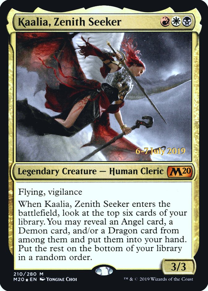 Kaalia, Zenith Seeker [Core Set 2020 Prerelease Promos] | Total Play