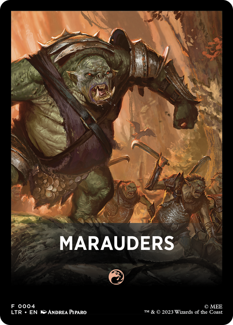 Marauders Theme Card [The Lord of the Rings: Tales of Middle-Earth Tokens] | Total Play