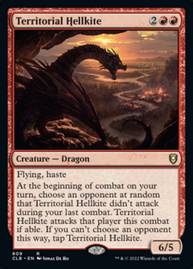 Territorial Hellkite [Commander Legends: Battle for Baldur's Gate] | Total Play