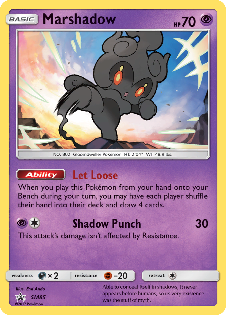 Marshadow (SM85) [Sun & Moon: Black Star Promos] | Total Play